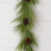 Garland - White Pine And Pinecones