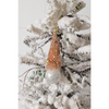 Ornament - Blush Bottle Brush Tree on Ball