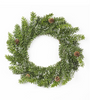 Snowy Fir Wreath -  16"