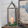 24" RUSTIC WOOD LANTERN