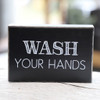 Wash Hands Box Sign