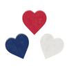 RWB Heart Cutouts, Set of 3