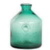 Bunny Stamped Glass Vase, Light Blue