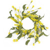 Yellow Limonium Wreath - Small