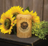 Home Sweet Home Sunflower Timer Pillar 3" x 4.5"