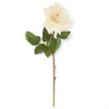 20 inch White Real Touch Duchess Rose Stem