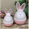 Pink Ceramic Bunnies (S/ 2)