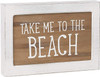 Beach and Back Layered Sign
