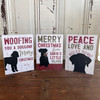 The Dog Christmas Box Sign, 3 Asstd. (EACH)
