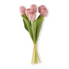 13 Inch Coral Real Touch Tulip Bundle (6 Stem)