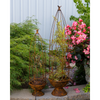 Flower Stand With Bird - Rusty Nested (SET 2)