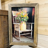 HOO104A brown stain frame