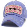 BLESSED MAMA WASHED VINTAGE BALLCAP