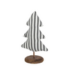 Wh. Striped Fabric Tree on Base