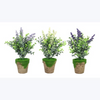 ARTIFICIAL FLOWERS IN PLANTER (EACH)