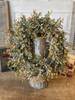 20" Foggy Morn Wreath | Mustard