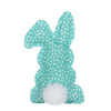 Teal Dotted W Bunny