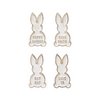 Mini Carved Bunnies SET/4