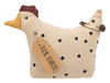 Stuffed Polka Dot "Hen House" Chicken Doll