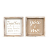 You Me Together Reversible Sign