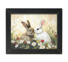 HMK359L Two Floral Bunnies