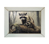 HMK528L MOM AND BABY RACCOON 12X16 LATH