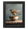HMK551L VINTAGE BIRD BOWL 12X16 LATH