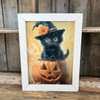 HMK596L PUMPKIN KITTEN 12X16 LATH