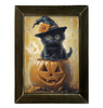 HMK596L PUMPKIN KITTEN 12X16 LATH