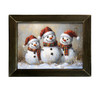 HMK630L SNOWMAN FAMILY 12X16 LATH
