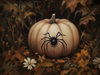 HMK622B SPIDER PUMPKIN 4X6 BLOCK