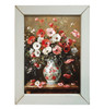 HMK662L Vintage Red Flowers