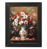 HMK662L Vintage Red Flowers