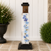 HMK837P Blue Floral Vine Porch Sign