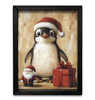 HMK942 Holiday Penguin Box Frame