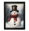 HMK1020 Star Black Top Snowman Box Frame