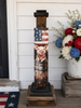 HMK1143P Patriotic Pig Porch Sign