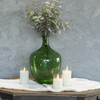 16" GREEN GLASS BOTTLE
