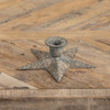 RUSTIC STAR TAPER CANDLE HOLDER