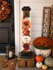 HMK1231P Fall Floral Porch Sign