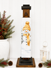 HMK1238P Golden Snowman Porch Sign