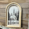 HMK1264A Snowy Church Arch Frame