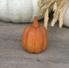 Sm. Orange 3D Carved Pumpkin