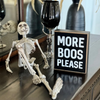 More Boos Box Sign