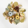 MIXED SUNFLOWER CANDLE RNG 12"