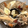 WHEAT HOPS WREATH 12" BEIGE