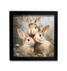 HMK1354 Three Painted Bunnies Box Frame