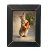 HMK1441L Rabbits Carrot Portrait