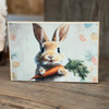 HMK1472B Cute Bunny with Carrot Block