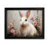 HMK1488 Sweet Bunny in Flowers Box Frame